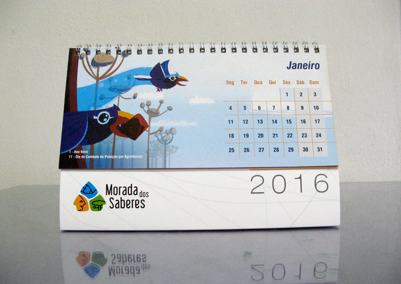 Ilustração de lendas regionais - gralha azul