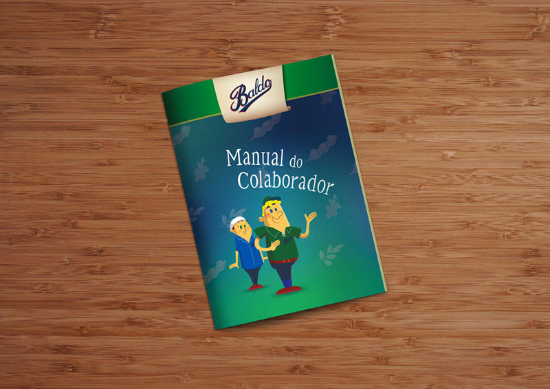 Diagramação de cartilha - manual do colaborador