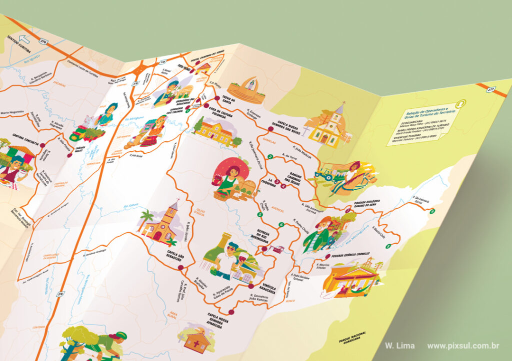 Criação de Mapa Turístico - Miringuava